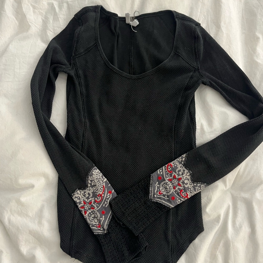 Free People thermal top size small